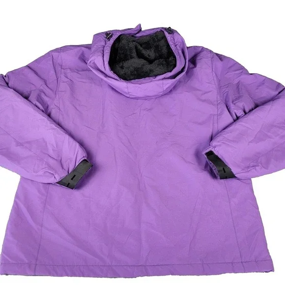 Pooluly Ski Jacket Waterproof Coat Women XL Purple - Picture 7 of 14